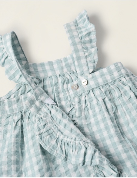 VESTIDO TIRANTES Y CUBREPAÑAL DE VICHY