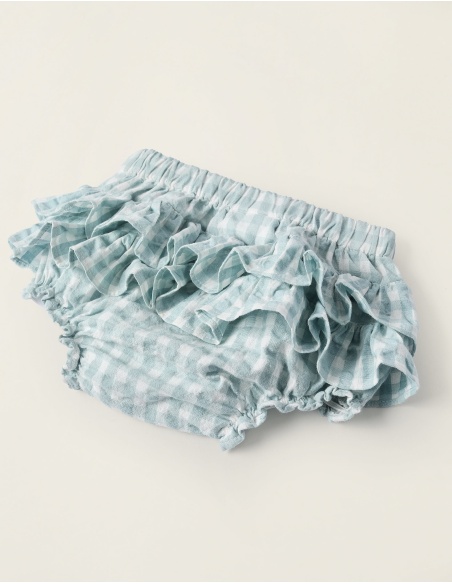 VESTIDO TIRANTES Y CUBREPAÑAL DE VICHY