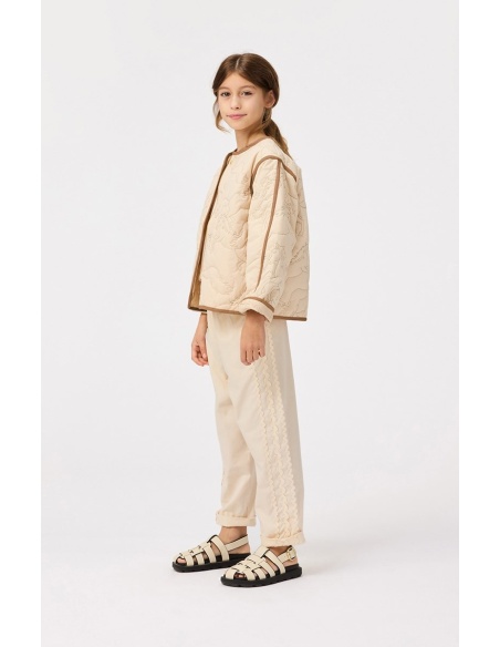 PANTALÓN BEIGE DE  ALGODÓN MOLO