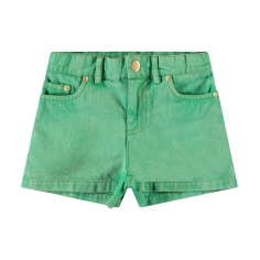 PANTALÓN CORTO TEJANO VERDE MOLO