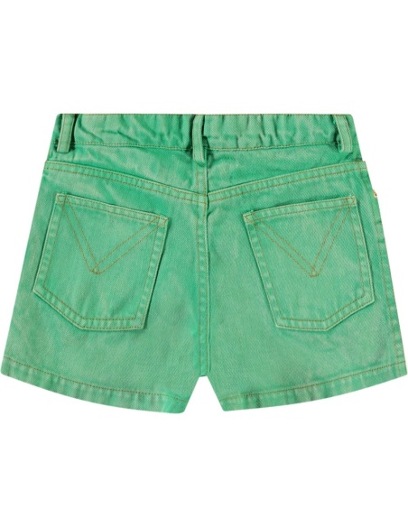 PANTALÓN CORTO TEJANO VERDE MOLO