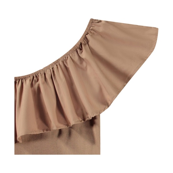 TOP ASIMÉTRICO DE ALGODÓN MOLO