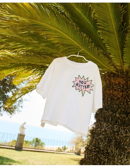 CAMISETA LENTEJUELAS `REINETTE´MOLO