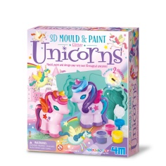MOULD AND PAINT 3D UNICORNS