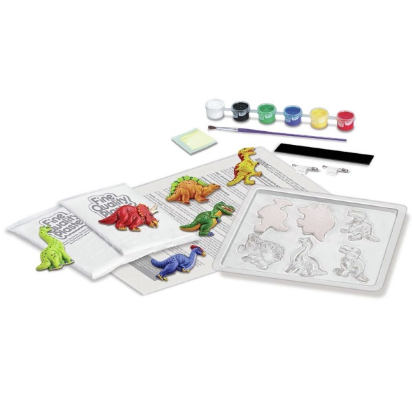 MOLDEA Y PINTA DINOSAURIOS