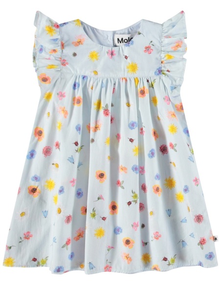 VESTIDO FLORAL `CACAO`MOLO