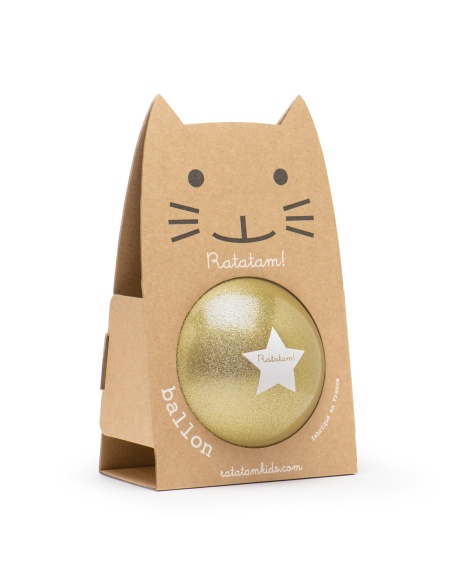 PELOTA GLITTER 22 cm RATATAM!