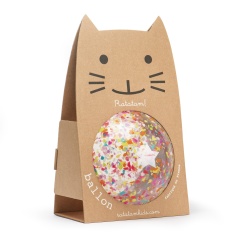 PELOTA CONFETTI MULTICOLOR 22 cm RATATAM! 2
