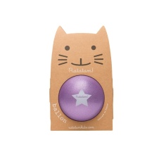 PELOTA GLITTER LILA 15 cm RATATAM!