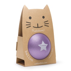 PELOTA GLITTER LILA 22 cm RATATAM! 2