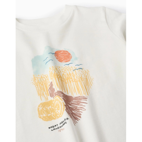 CAMISETA MANGA CORTA DE ALGODÓN