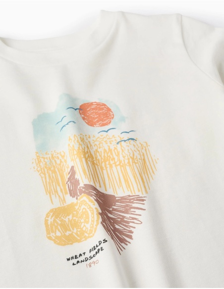 CAMISETA MANGA CORTA DE ALGODÓN