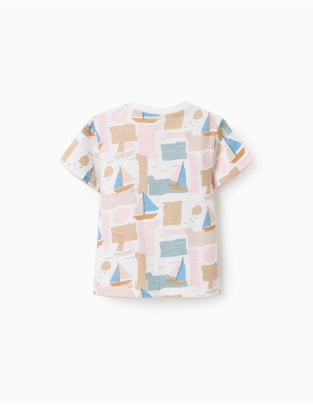 CAMISETA DE ALGODÓN BARCOS