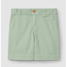 PANTALÓN CORTO VERDE DE SARGA LARANJINHA