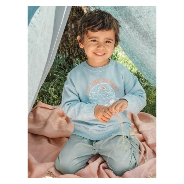 SUDADERA `TO THE SECRET ADVENTURE´LARANJINHA