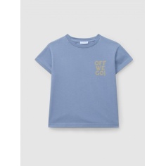 CAMISETA MANGA CORTA `OFF WE GO´LARANJINHA