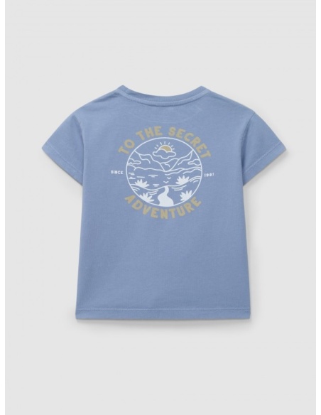 CAMISETA MANGA CORTA `OFF WE GO´LARANJINHA