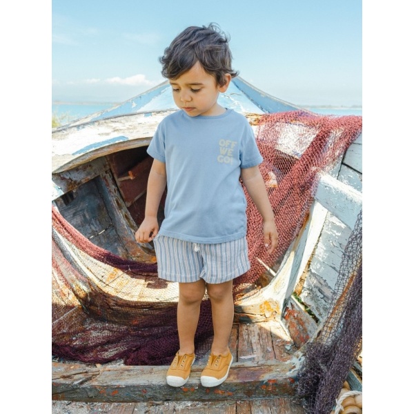 CAMISETA MANGA CORTA `OFF WE GO´LARANJINHA