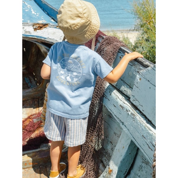 CAMISETA MANGA CORTA `OFF WE GO´LARANJINHA