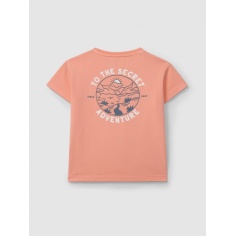 CAMISETA MANGA CORTA `OFF WE GO´NARANJA LARANJINHA 2