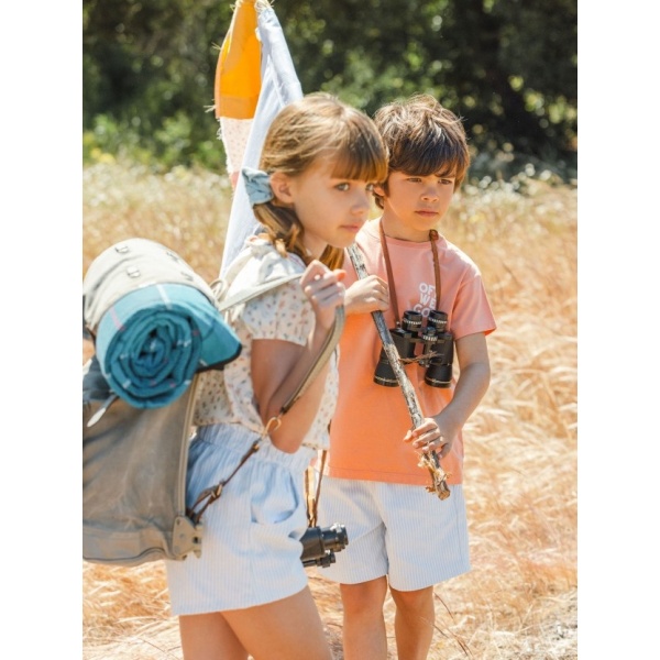 CAMISETA MANGA CORTA `OFF WE GO´NARANJA LARANJINHA