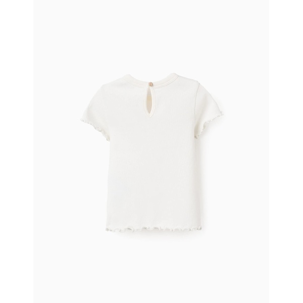 CAMISETA CANALÉ CON ACABADO ONDULADO