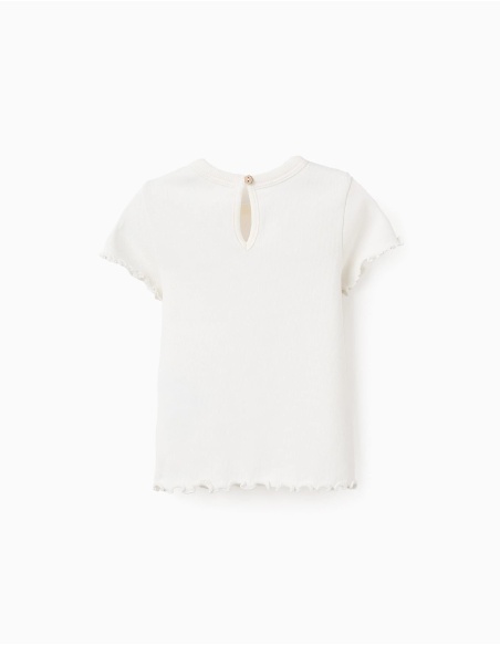 CAMISETA CANALÉ CON ACABADO ONDULADO