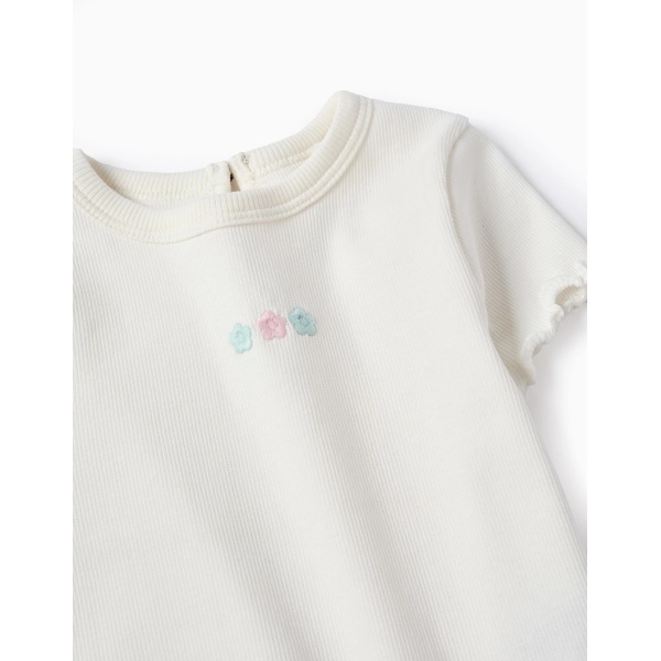 CAMISETA CANALÉ CON ACABADO ONDULADO