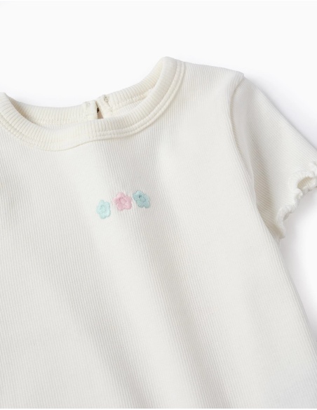 CAMISETA CANALÉ CON ACABADO ONDULADO