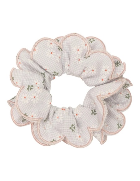 SCRONCHIE FLORAL DOBLE CAPA