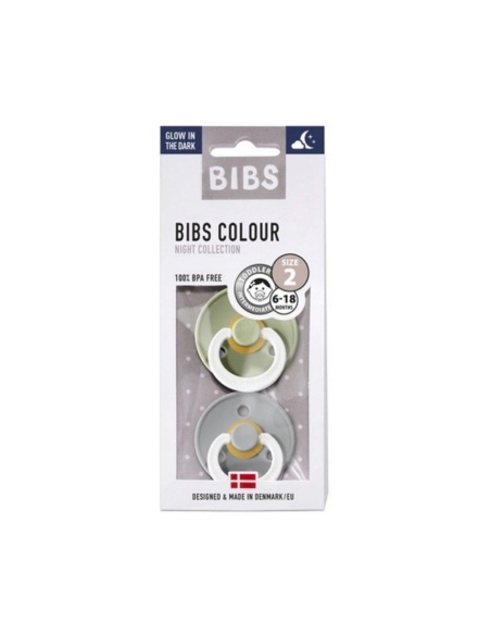 CHUPETES NOCTURNOS BIBS / 6 -18 MESES