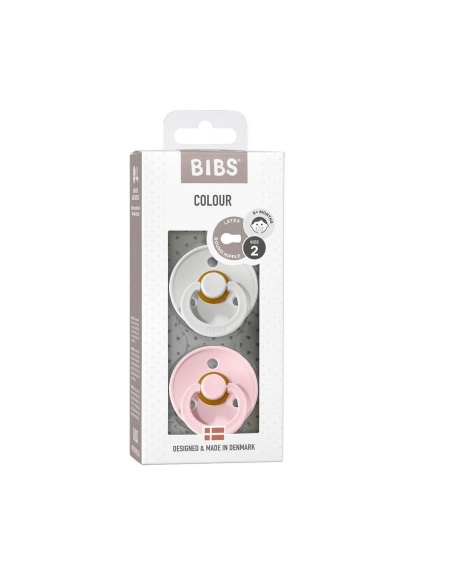 2 CHUPETES BIBS / 6-18 MESES