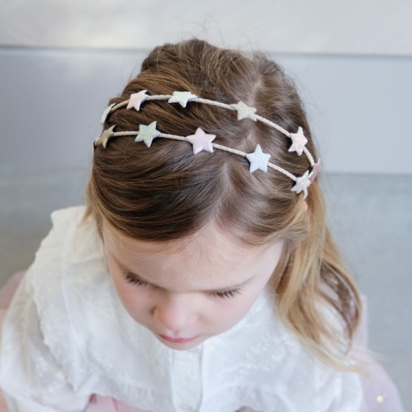 DIADEMA DOBLE ESTRELLAS SPARKLE