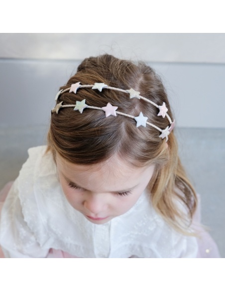 DIADEMA DOBLE ESTRELLAS SPARKLE