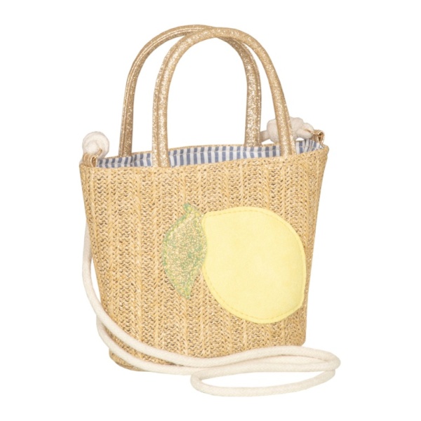 BOLSO DE MIMBRE LIMONES