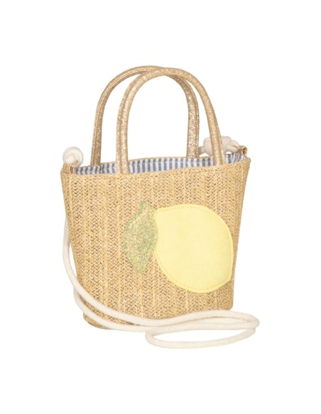 BOLSO DE MIMBRE LIMONES