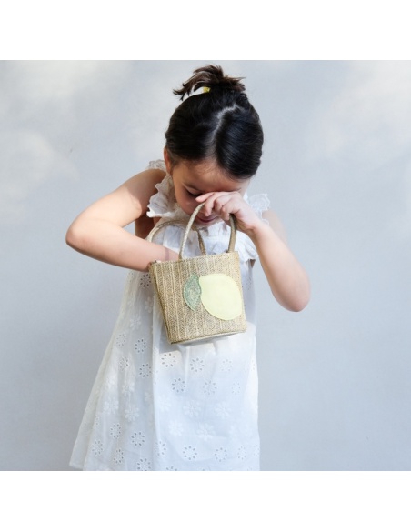 BOLSO DE MIMBRE LIMONES