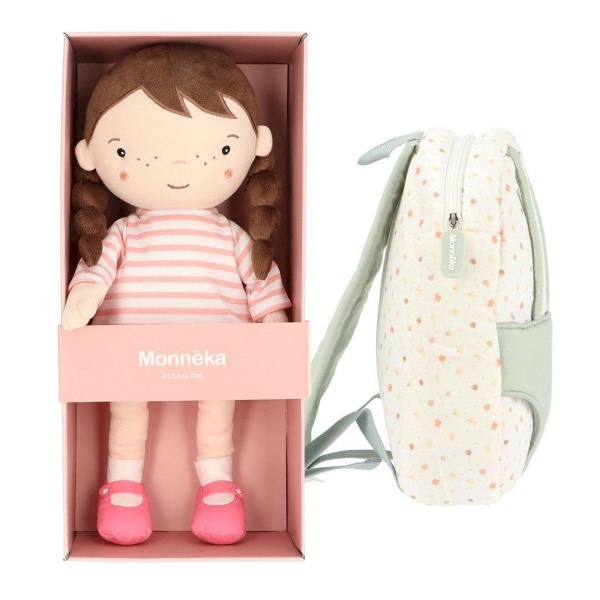 MUÑECA LOLA CON MOCHILA SPRING GARDEN
