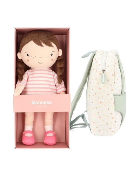 MUÑECA LOLA CON MOCHILA SPRING GARDEN