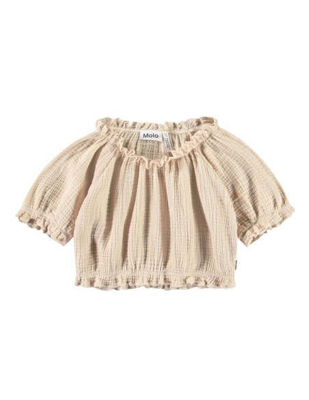 TOP BEIGE `RAFAELA´ MOLO