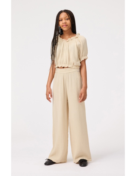 TOP BEIGE `RAFAELA´ MOLO