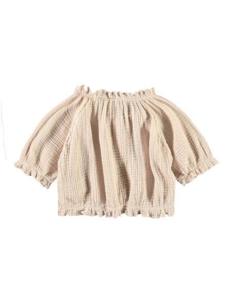 TOP BEIGE `RAFAELA´ MOLO