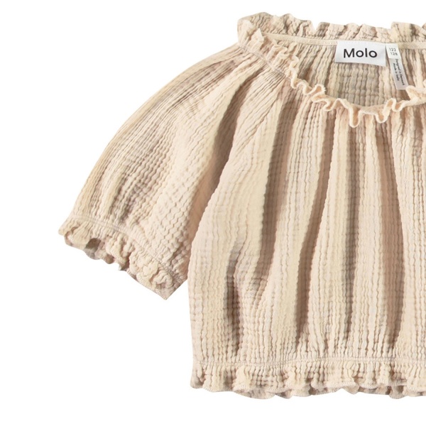 TOP BEIGE `RAFAELA´ MOLO