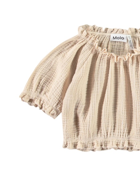 TOP BEIGE `RAFAELA´ MOLO
