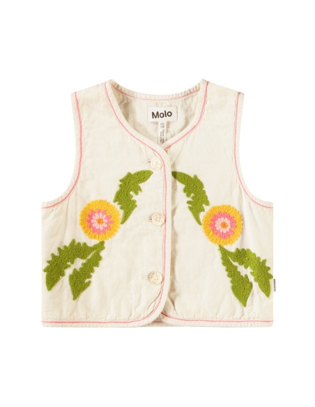 CHALECO BORDADO `FANCY DANDELION´MOLO