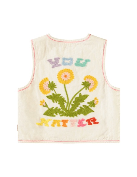 CHALECO BORDADO `FANCY DANDELION´MOLO