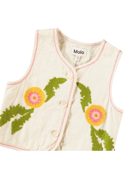 CHALECO BORDADO `FANCY DANDELION´MOLO