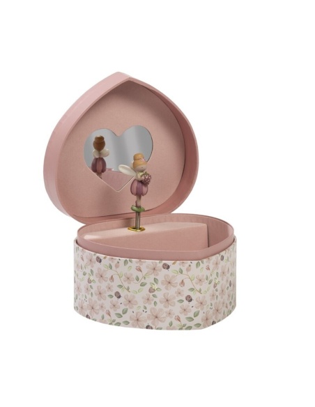 CAJA DE MÚSICA JOYERO CORAZÓN LITTLE DUTCH