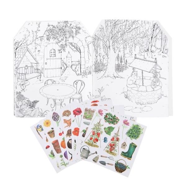 CUADERNO PEGATINAS JARDINERO