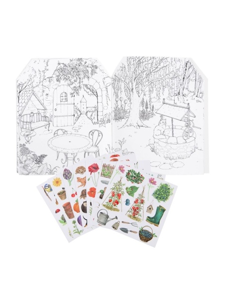 CUADERNO PEGATINAS JARDINERO